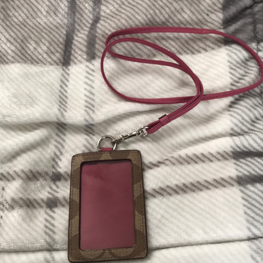 Coach lanyard